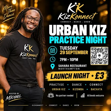 Kiz & Bachata Practice Night | Northampton