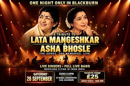 LATASHA: Lata Mangeshkar & Asha Bhosle – Live Bollywood Tribute