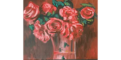 Renoir’s Moss Roses - Paint and Sip in Houston | Classpop!™