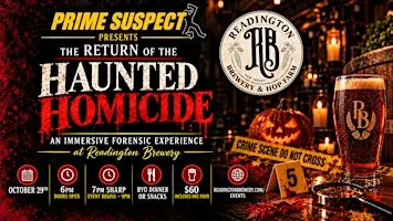 The Haunted Homicide - Halloween Sip N' Solve Event