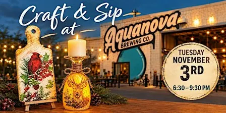 Decoupage at Aquanova!