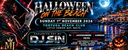 VIP Halloween Bech Party at Tortuga with DJ SIN (MJ Thriller Weekend)