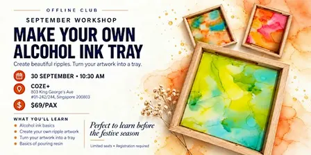 Watch colours flow, create beautiful ripples, and transform your artwork in