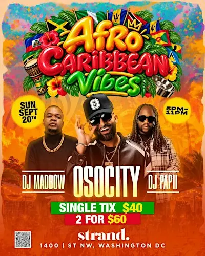 CBC OFFICIAL AFRO CARRIBEAN  DAY PARTY  WITH OSOCITY.