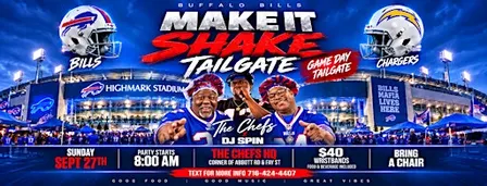 MAKE IT SHAKE TAILGATE- THE CHEFS X DJ SPIN