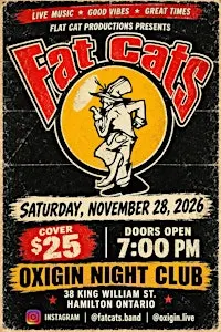 Fat Cats - 9 Lives (one show) Tour