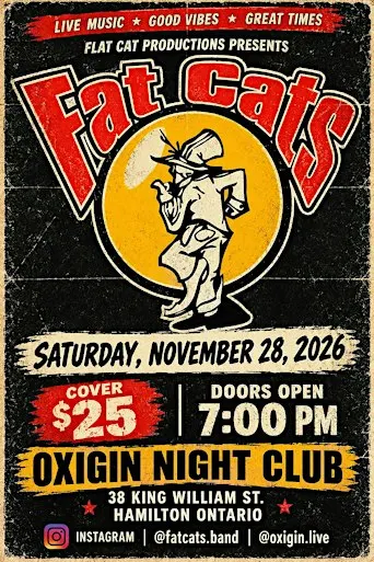 Fat Cats - 9 Lives (one show) Tour