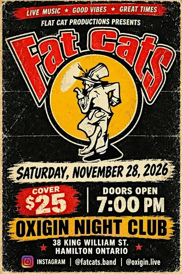 Fat Cats - 9 Lives (one show) Tour