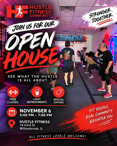 Hustle Fitness Open House | Free Workouts + Exclusive Offers