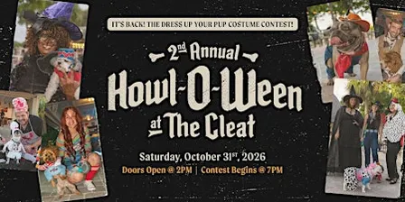 HOWL-O-WEEN @ The Cleat - The Dress Up Your Pup Costume Contest