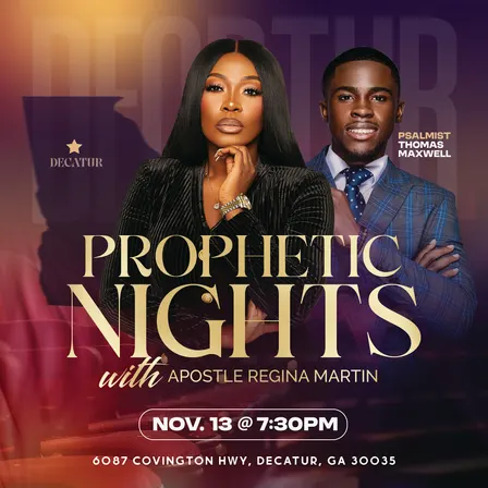 Decatur Georgia Prophetic Night