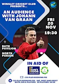 An Audience With Johann Van Graan @ Bath Pavilion