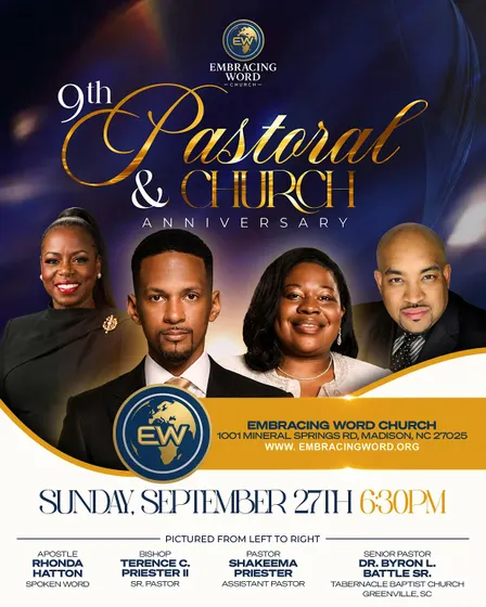 Embracing Word Church 9th Church Anniversary