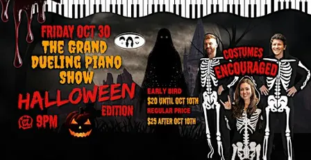 The Grand Dueling Piano Show HALLOWEEN edition at The Twin Otter Pub