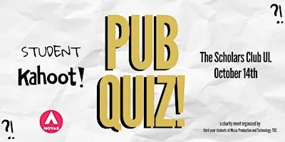 UL Student Kahoot Pub Quiz