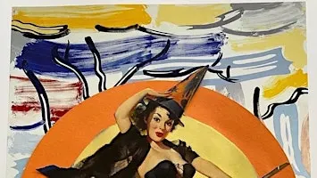 Vintage Halloween Collage Class with Collage Kitsch at Island Vibes