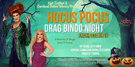 Hocus Pocus Drag Bingo Night