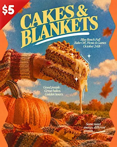 Cakes & Blankets | Fall treats & mini games | Blue Bench Connect Night