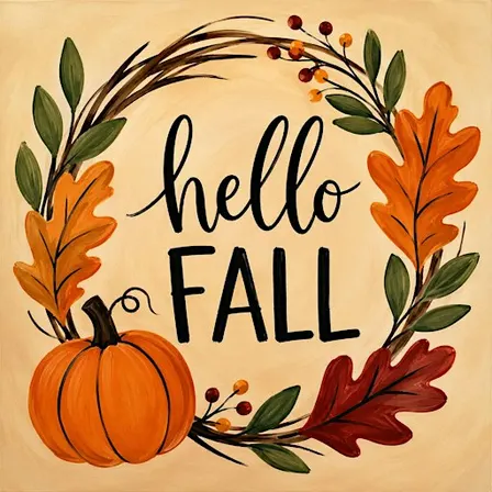 Hello Fall Sip & Paint