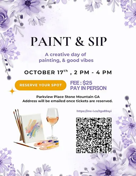 Paint and Sip Session 2