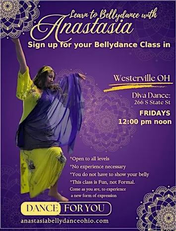 Anastasia Bellydance Ohio Westerville class
