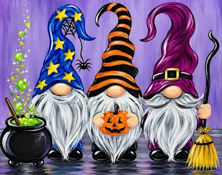 Gnome Magic Sip & Paint