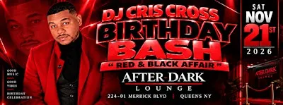 DJ CRIS CROSS BIRTHDAY BASH 2026 - Red & Black Affair