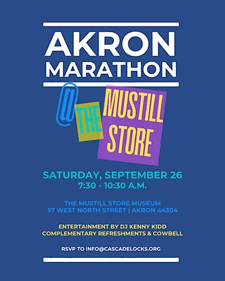 Akron Marathon Cheer @The Mustill Store