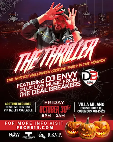 R.S.V.P. & FIRST FRIDAYS present THRILLER HALLOWEEN COSTUME BASH