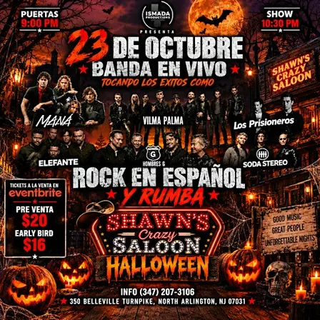 Halloween Rock en Español & Rumban NJ
