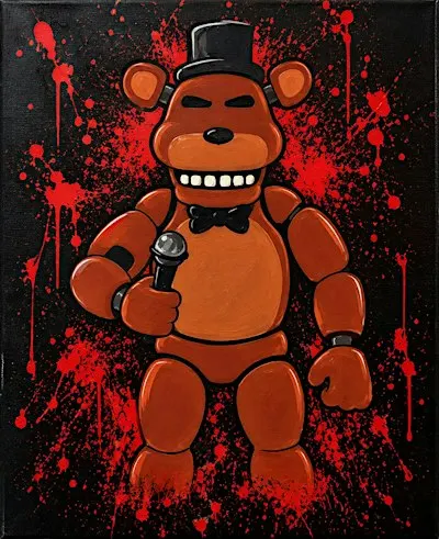 Five Nights Of Freddy Sip & Paint