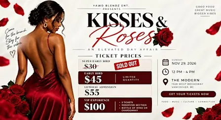 KISSES & ROSES — An Elevated Day Affair