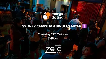 Sydney | Christian Singles Mixer | Zeta Bar | 22nd October | 20s & 30s