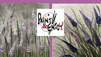 Paint and Enjoy! For a good cause “lavender Field”