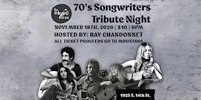 1970's Songwriters Tribute Night Live at The Inkwell