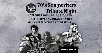 1970's Songwriters Tribute Night Live at The Inkwell