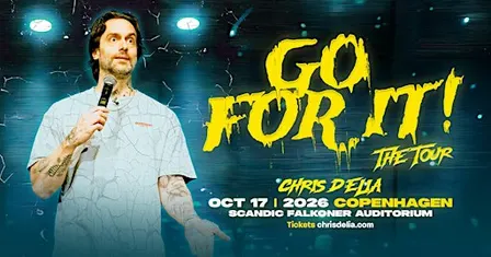 CHRIS D’ELIA: GO FOR IT TOUR – COPENHAGEN