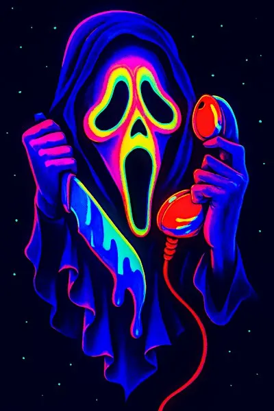 Don’t Scream Sip & Paint  (Glow in the Dark Edition)  Sip & Paint