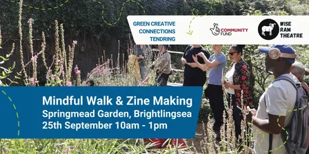 Mindful Walk & Zine Making at Springmead Garden