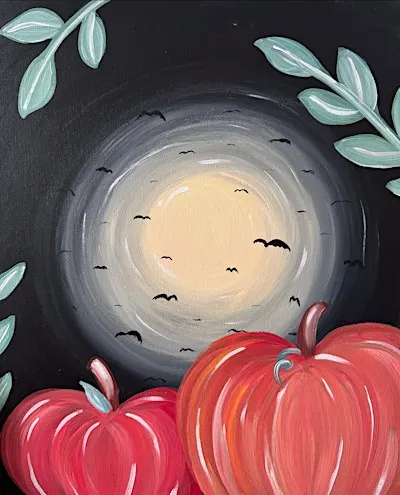 Pumpkin & Bats - Halloween Paint & Sip @ PublicHouse!
