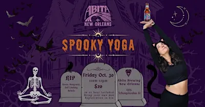 Spooky Yoga at Abita Brewing NOLA
