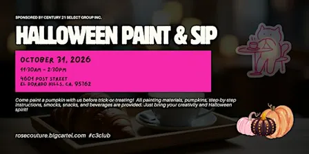 Pumpkin Paint and Sip
