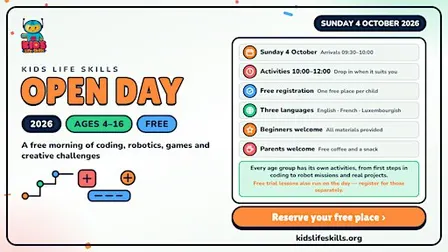 Kids Life Skills Open Day 2026 - Free Morning for Ages 4-16