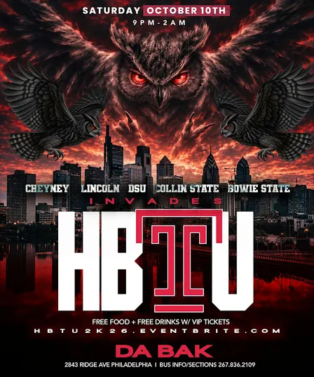 HBTU 2k26 • Temple Homecoming Sat 10.10