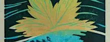 Lino-printing workshop – Reduction cut method.