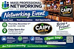 November Metrowest Networking &Social Event w/ Mass Professional Networking