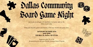 Dallas Community Board Game Night