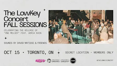 THE LOWKEY CONCERT : FALL SESSIONS