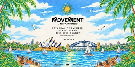 Movement 7 years Ft. Más Amor | Glass Island - Sat 7 Nov 2026