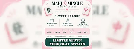 Mahj & Mingle Social: 6-Week Mahjong League